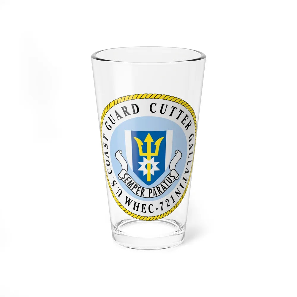 US Coast Guard Cutter Gallatin WHEC 721 (U.S. Coast Guard) Pint Glass 16oz-16oz-Go Mug Yourself