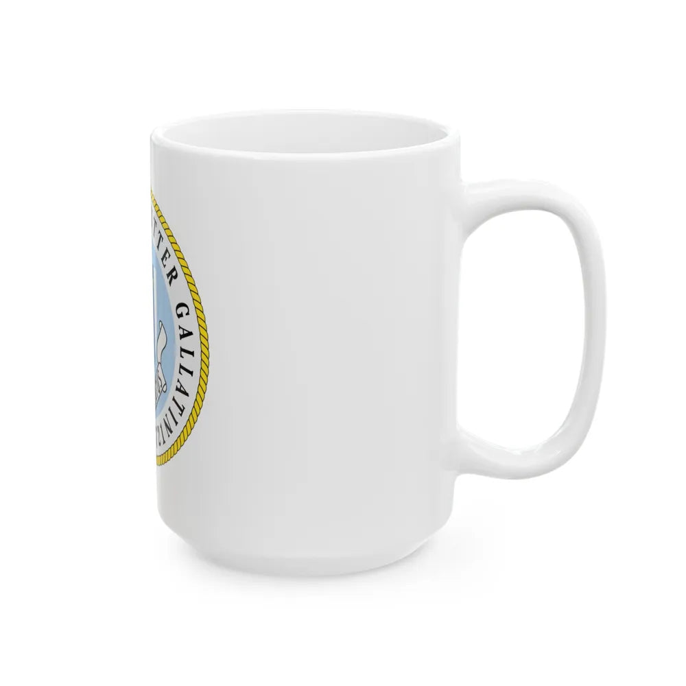 US Coast Guard Cutter Gallatin WHEC 721 (U.S. Coast Guard) White Coffee Mug-Go Mug Yourself