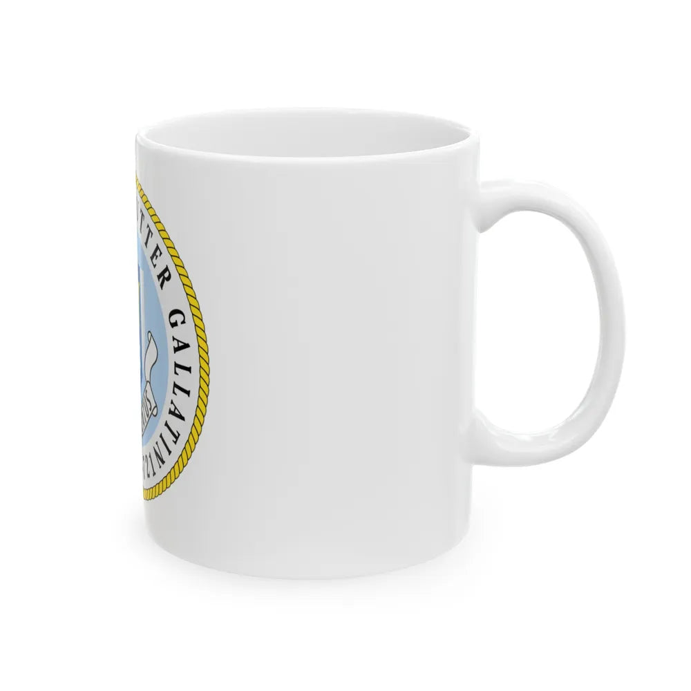 US Coast Guard Cutter Gallatin WHEC 721 (U.S. Coast Guard) White Coffee Mug-Go Mug Yourself