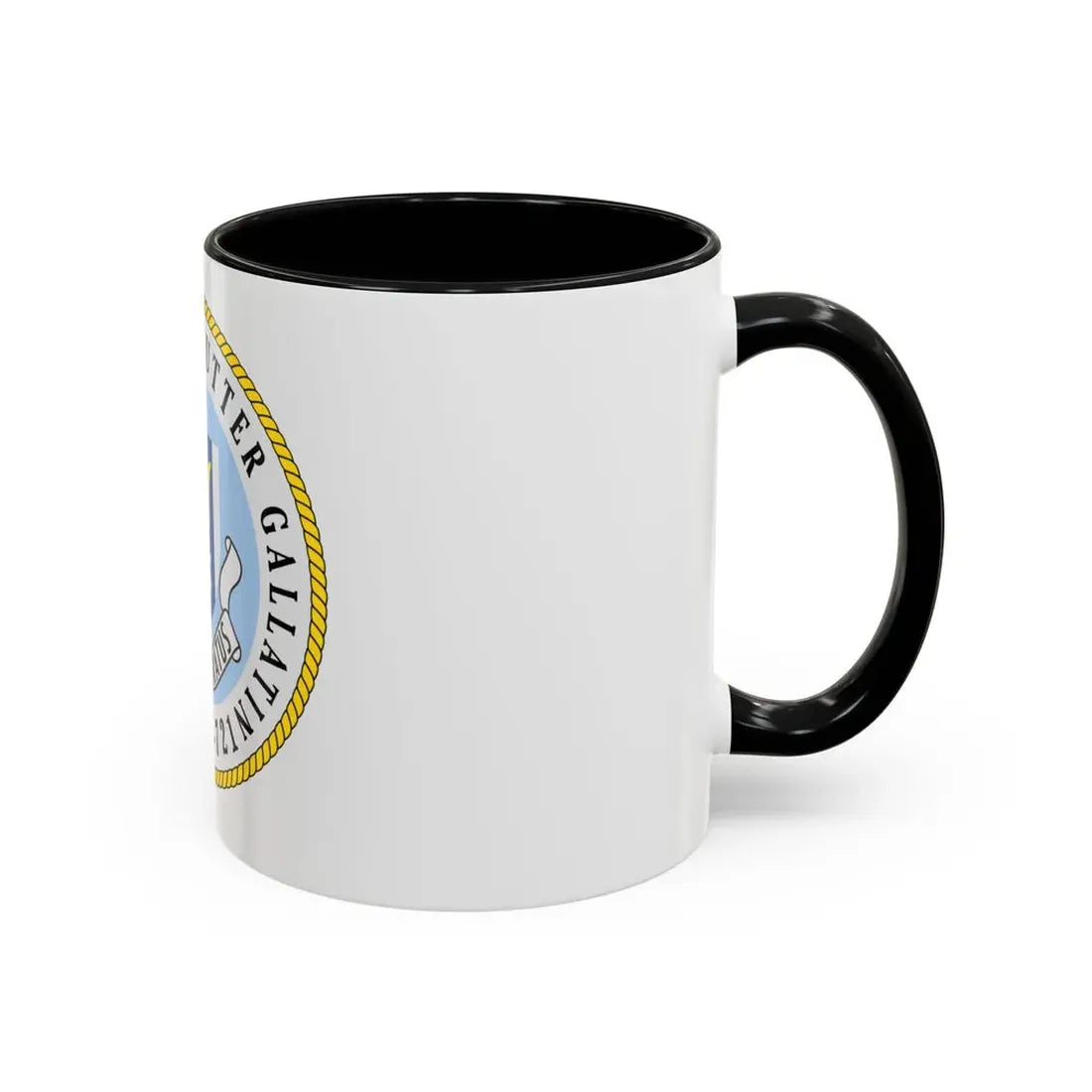 US Coast Guard Cutter Gallatin WHEC 721 (U.S. Coast Guard) Accent Coffee Mug - Go Mug Yourself