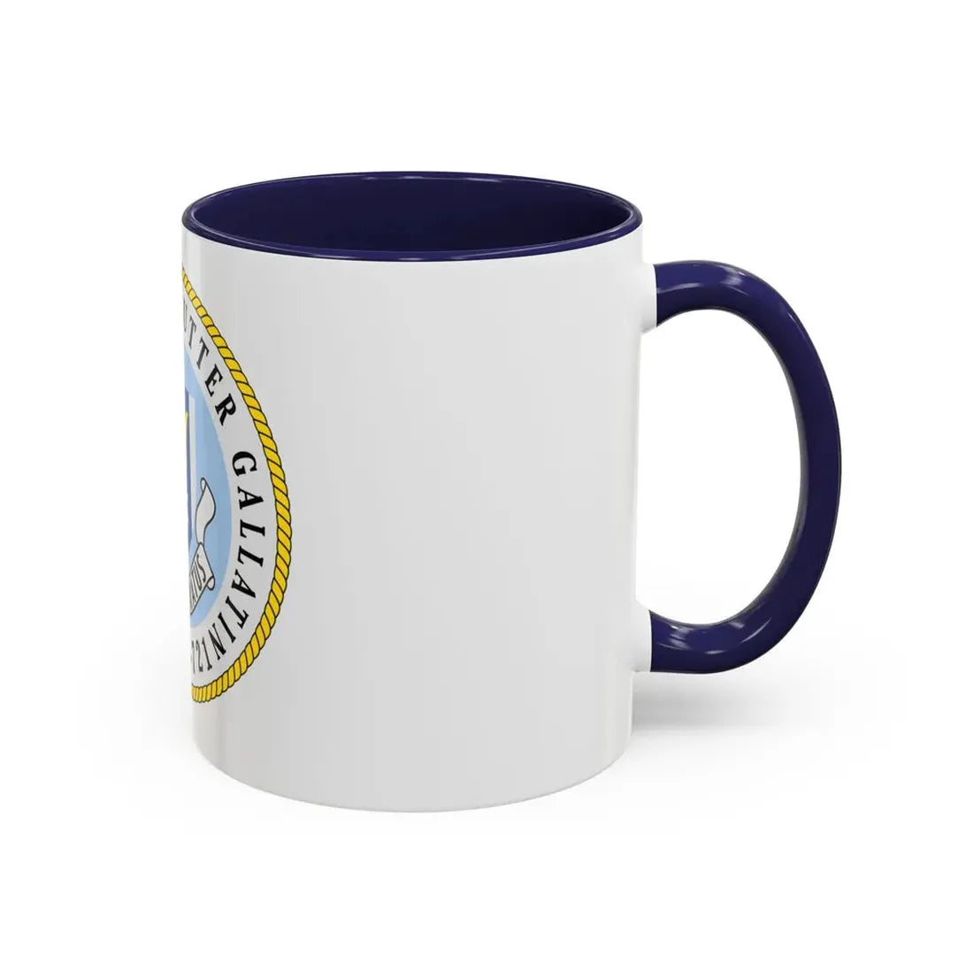 US Coast Guard Cutter Gallatin WHEC 721 (U.S. Coast Guard) Accent Coffee Mug - Go Mug Yourself