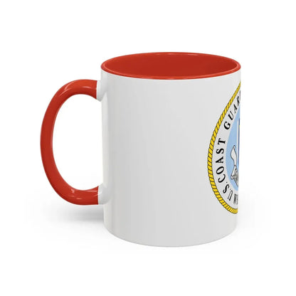 US Coast Guard Cutter Gallatin WHEC 721 (U.S. Coast Guard) Accent Coffee Mug - Go Mug Yourself