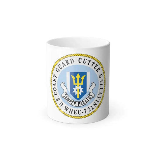 US Coast Guard Cutter Gallatin WHEC 721 (U.S. Coast Guard) Color Changing Coffee Mug 11oz - Go Mug Yourself