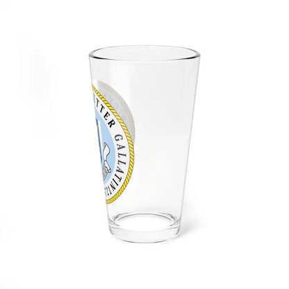 US Coast Guard Cutter Gallatin WHEC 721 (U.S. Coast Guard) Pint Glass 16oz - Go Mug Yourself