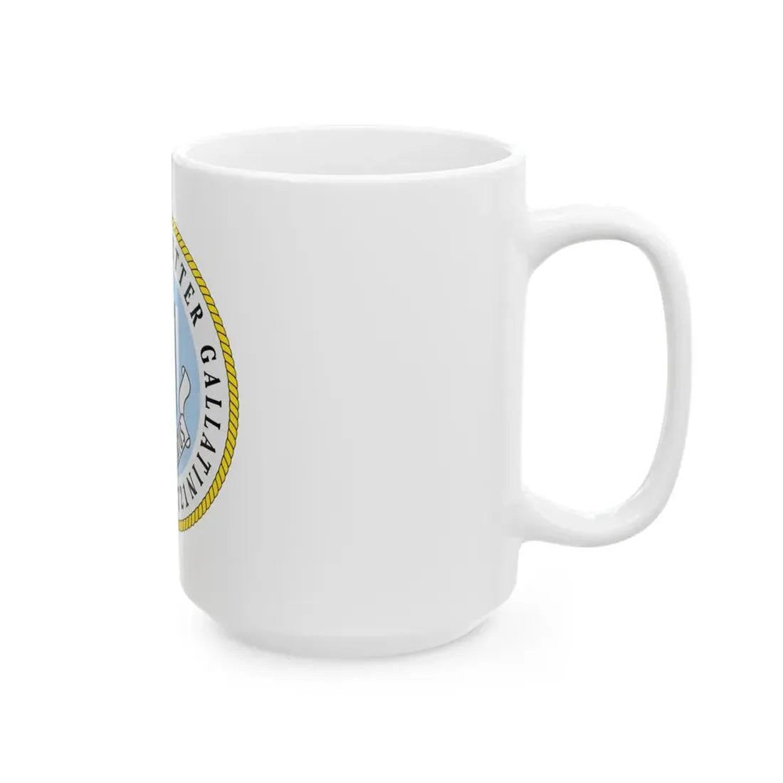 US Coast Guard Cutter Gallatin WHEC 721 (U.S. Coast Guard) White Coffee Mug - Go Mug Yourself