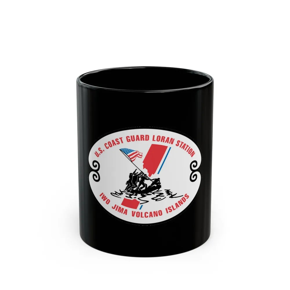 US Coast Guard Loran Station (U.S. Coast Guard) Black Coffee Mug-11oz-Go Mug Yourself