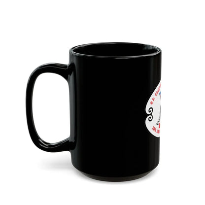 US Coast Guard Loran Station (U.S. Coast Guard) Black Coffee Mug-Go Mug Yourself