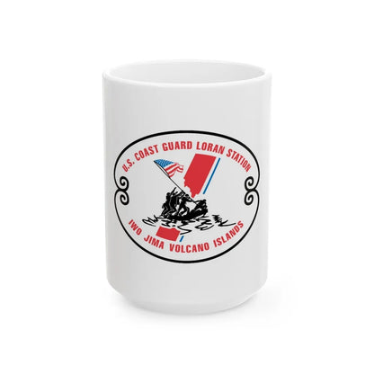 US Coast Guard Loran Station (U.S. Coast Guard) White Coffee Mug-15oz-Go Mug Yourself