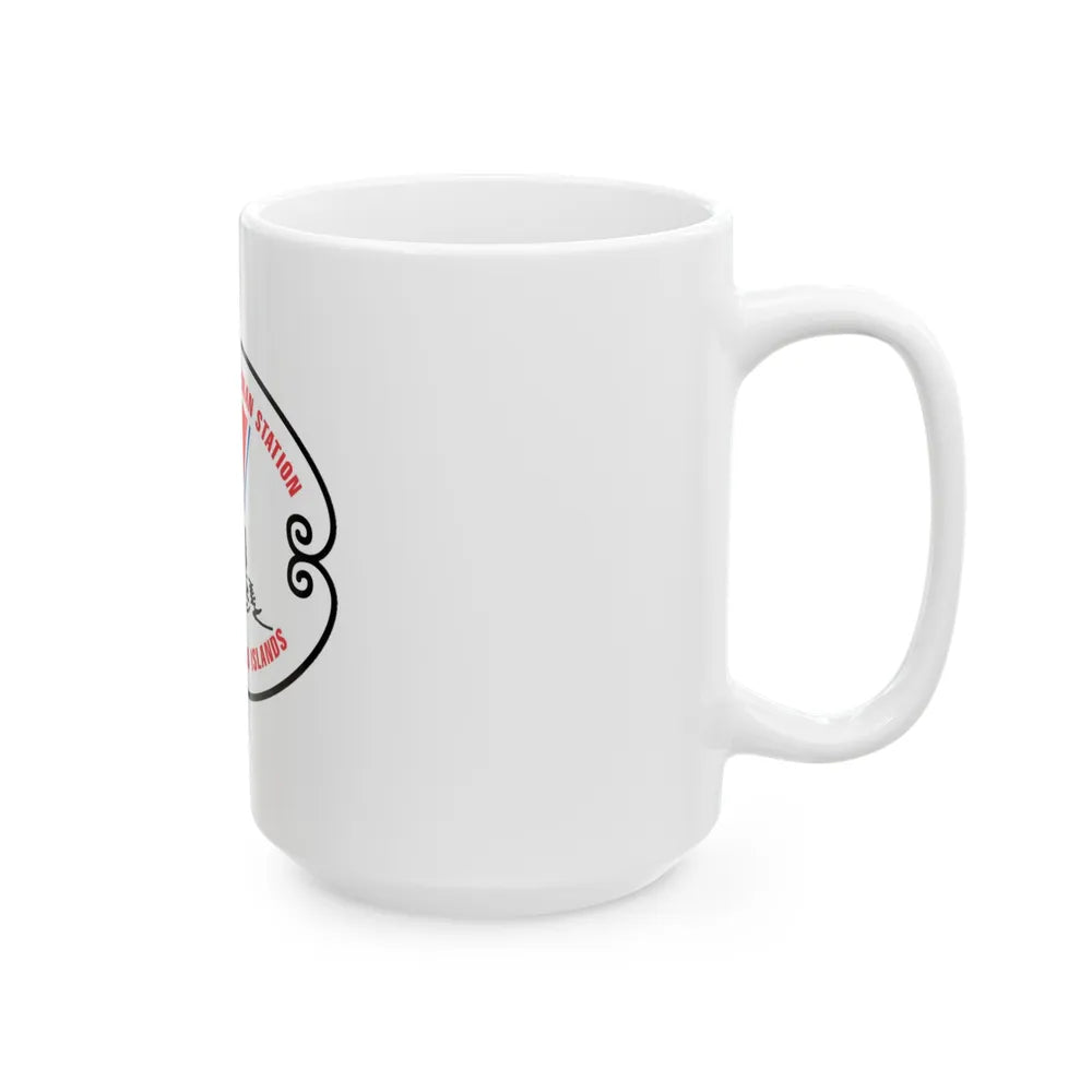 US Coast Guard Loran Station (U.S. Coast Guard) White Coffee Mug-Go Mug Yourself