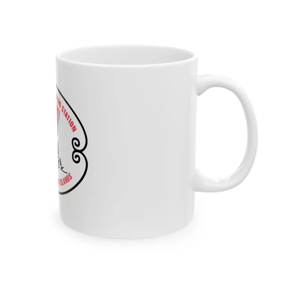 US Coast Guard Loran Station (U.S. Coast Guard) White Coffee Mug-Go Mug Yourself