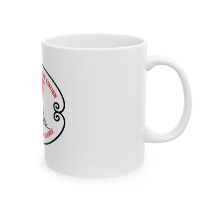 US Coast Guard Loran Station (U.S. Coast Guard) White Coffee Mug-Go Mug Yourself