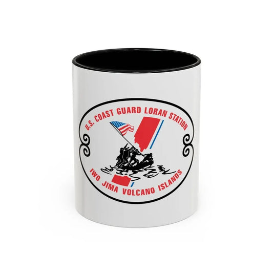 US Coast Guard Loran Station (U.S. Coast Guard) Accent Coffee Mug 11oz Black - Go Mug Yourself
