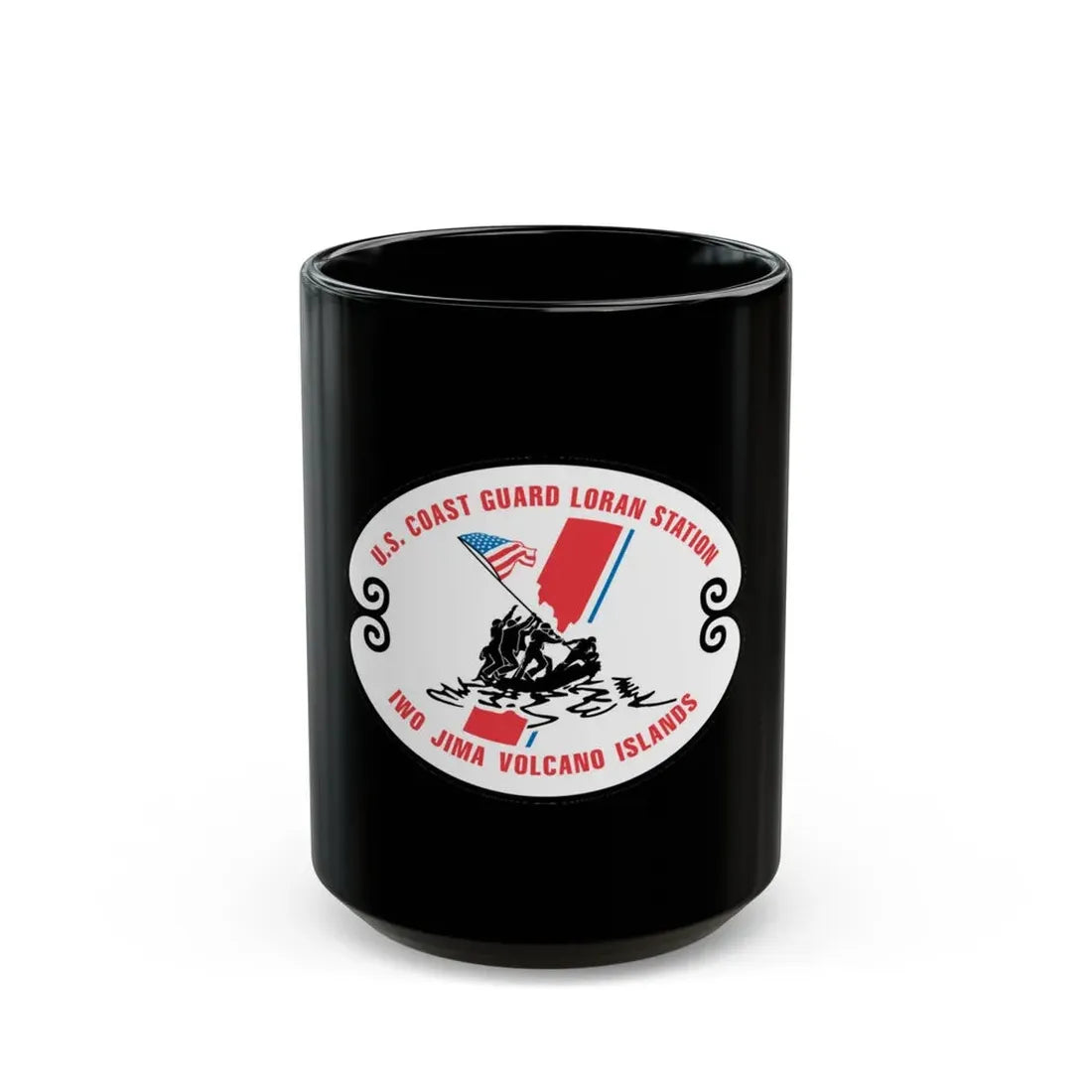 US Coast Guard Loran Station (U.S. Coast Guard) Black Coffee Mug 15oz - Go Mug Yourself