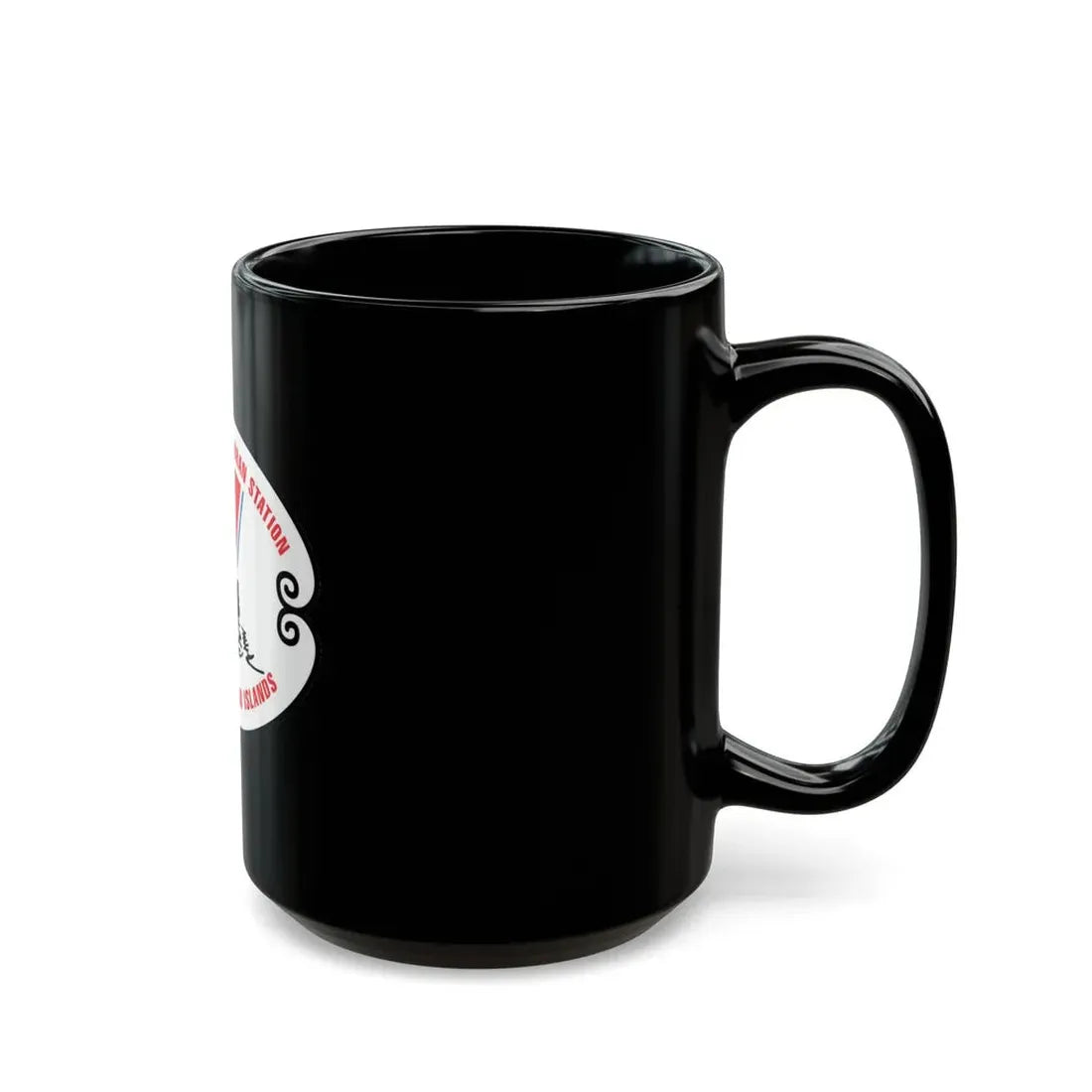US Coast Guard Loran Station (U.S. Coast Guard) Black Coffee Mug - Go Mug Yourself