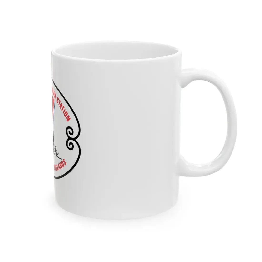 US Coast Guard Loran Station (U.S. Coast Guard) White Coffee Mug - Go Mug Yourself