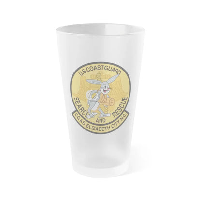 US Coast Guard Search And Rescue (U.S. Coast Guard) Frosted Pint Glass 16oz Default Title - Go Mug Yourself
