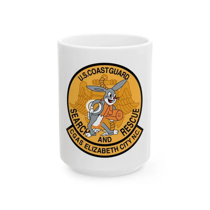 US Coast Guard Search And Rescue (U.S. Coast Guard) White Coffee Mug 15oz - Go Mug Yourself