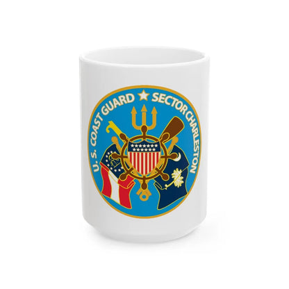 US Coast Guard Sector Charleston (U.S. Coast Guard) White Coffee Mug-15oz-Go Mug Yourself