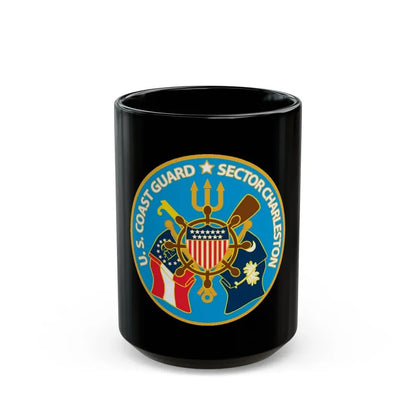 US Coast Guard Sector Charleston (U.S. Coast Guard) Black Coffee Mug 15oz - Go Mug Yourself