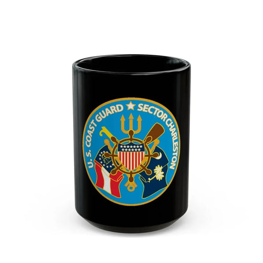 US Coast Guard Sector Charleston (U.S. Coast Guard) Black Coffee Mug 15oz - Go Mug Yourself