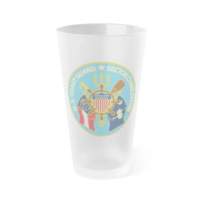 US Coast Guard Sector Charleston (U.S. Coast Guard) Frosted Pint Glass 16oz Default Title - Go Mug Yourself