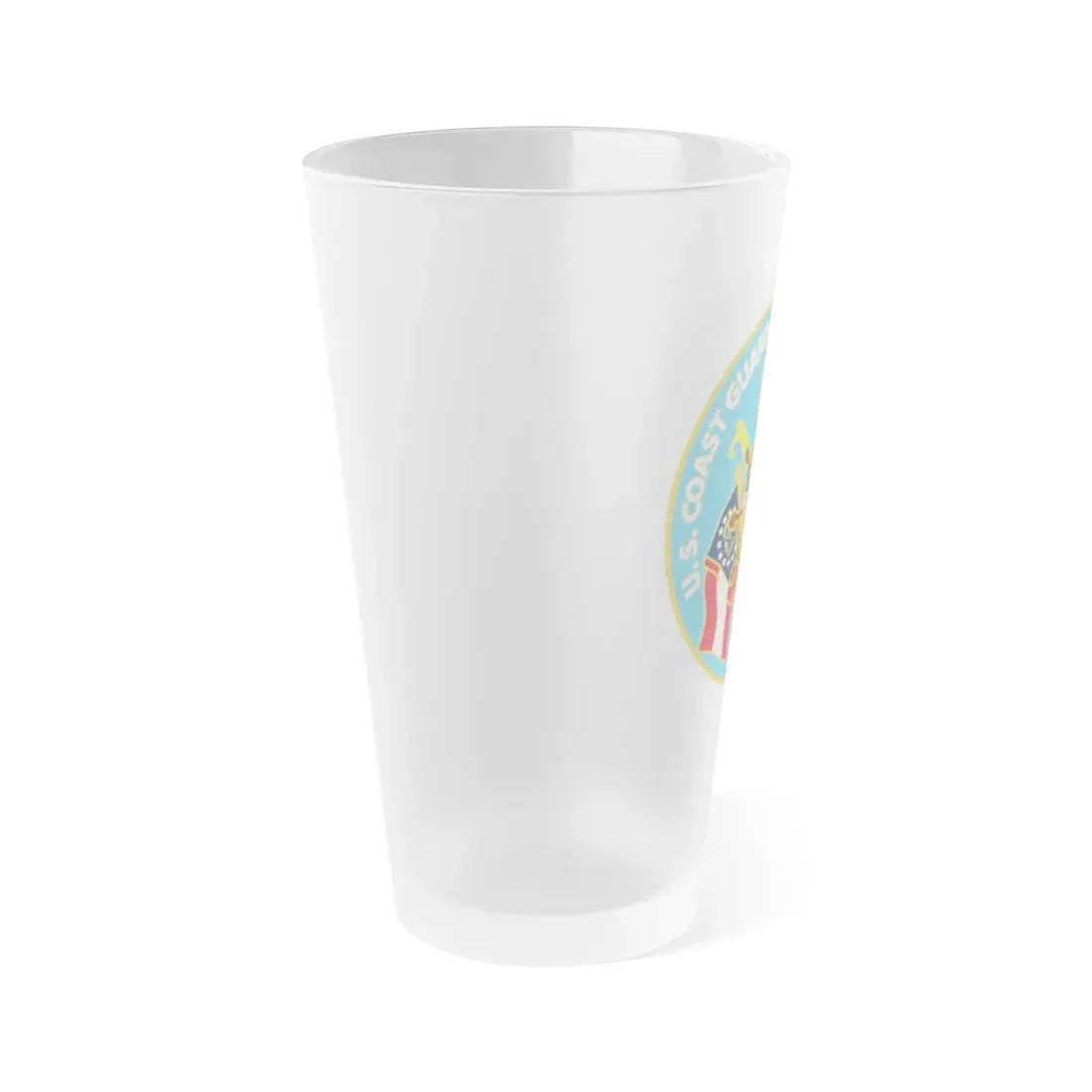 US Coast Guard Sector Charleston (U.S. Coast Guard) Frosted Pint Glass 16oz - Go Mug Yourself