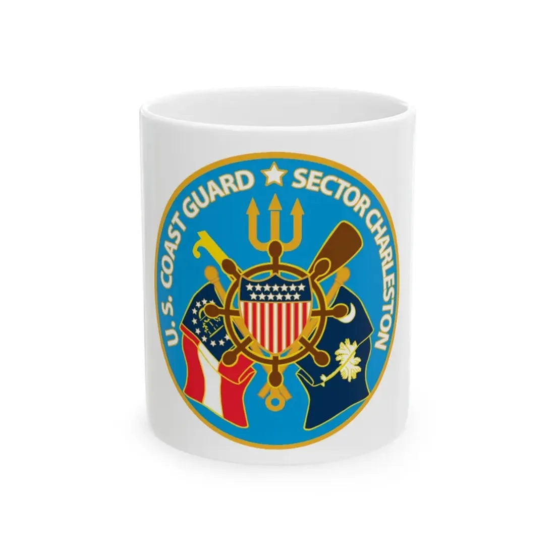 US Coast Guard Sector Charleston (U.S. Coast Guard) White Coffee Mug 11oz - Go Mug Yourself