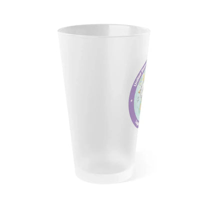 US European Command EC542 (U.S. Navy) Frosted Pint Glass 16oz - Go Mug Yourself