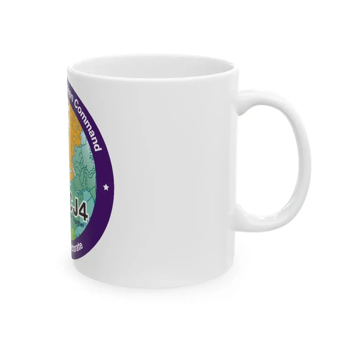 US European Command EC542 (U.S. Navy) White Coffee Mug - Go Mug Yourself