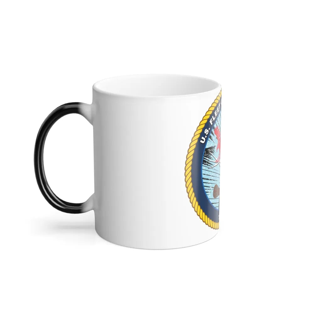 US Fleet Cyber Command (U.S. Navy) Color Changing Mug 11oz-Go Mug Yourself