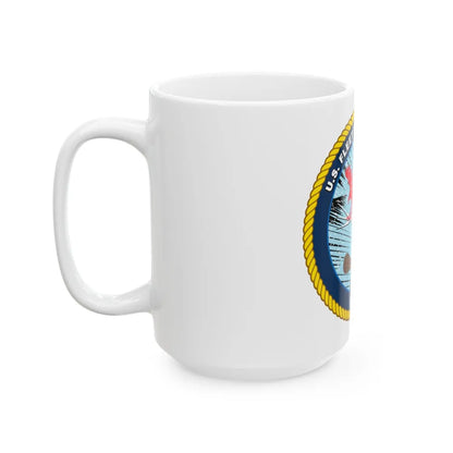 US Fleet Cyber Command (U.S. Navy) White Coffee Mug-Go Mug Yourself