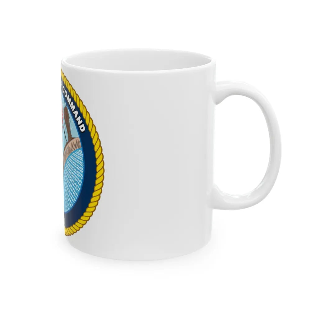 US Fleet Cyber Command (U.S. Navy) White Coffee Mug-Go Mug Yourself