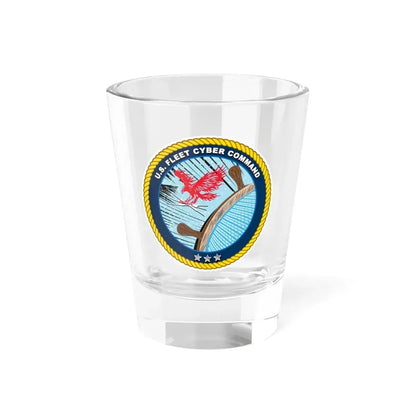 US Fleet Cyber Command (U.S. Navy) Shot Glass 1.5oz 1.5oz - Go Mug Yourself