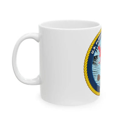 US Fleet Cyber Command (U.S. Navy) White Coffee Mug - Go Mug Yourself