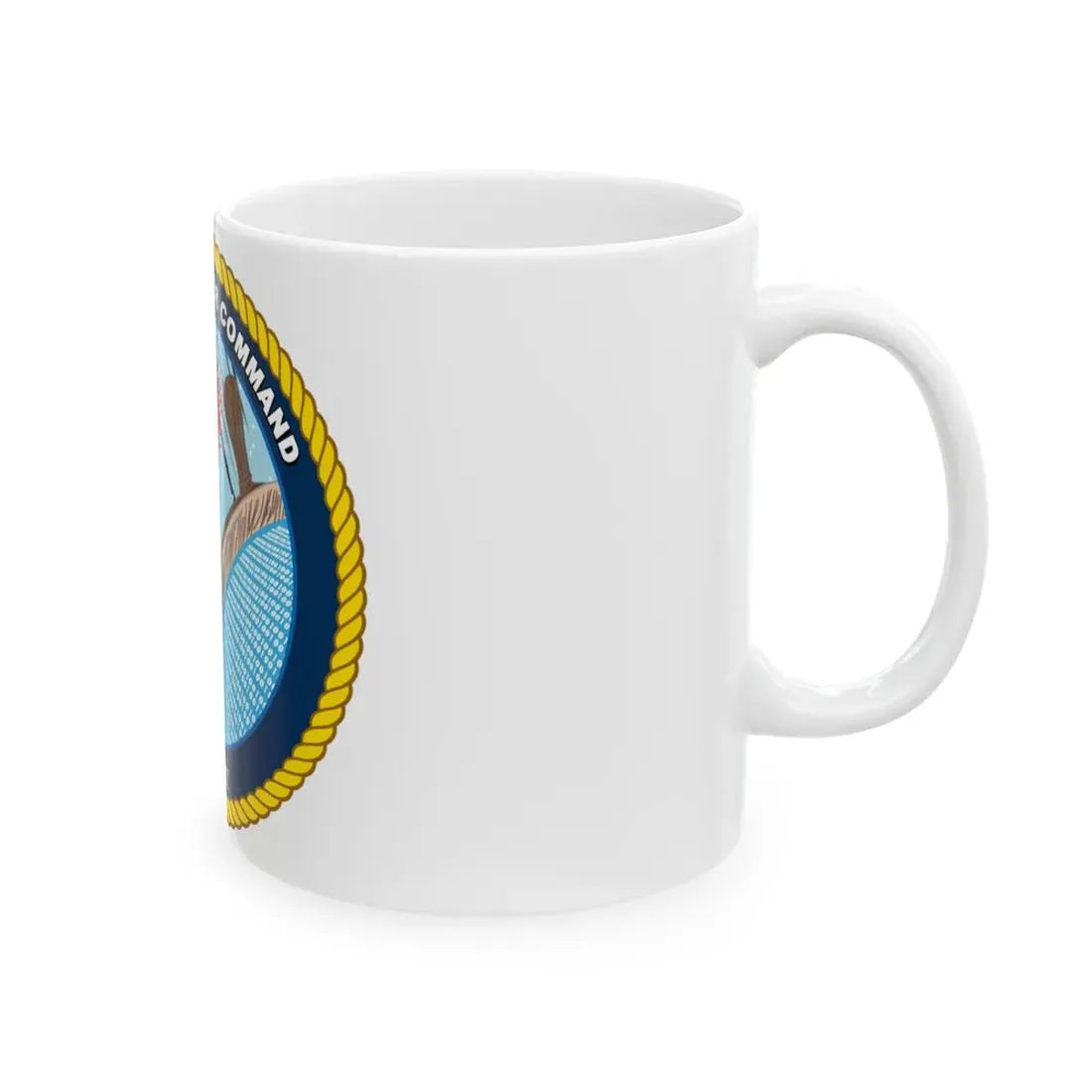 US Fleet Cyber Command (U.S. Navy) White Coffee Mug - Go Mug Yourself