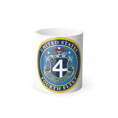 US Fourth Fleet (U.S. Navy) Color Changing Mug 11oz-11oz-Go Mug Yourself