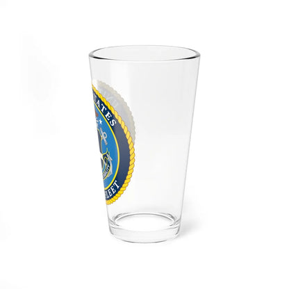 US Fourth Fleet (U.S. Navy) Pint Glass 16oz-Go Mug Yourself