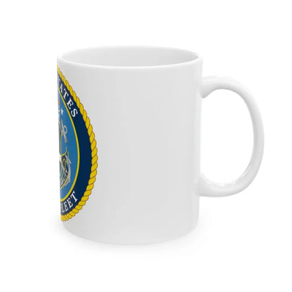 US Fourth Fleet (U.S. Navy) White Coffee Mug-Go Mug Yourself