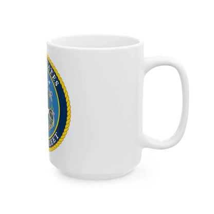 US Fourth Fleet (U.S. Navy) White Coffee Mug - Go Mug Yourself