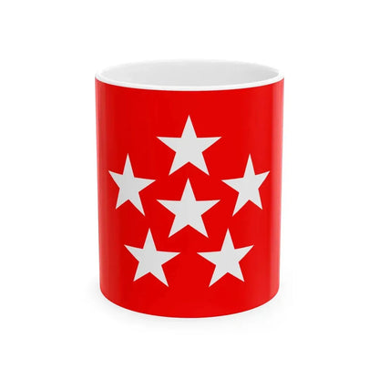 US General of the Armies Flag (United States) White Coffee Mug 11oz - Go Mug Yourself