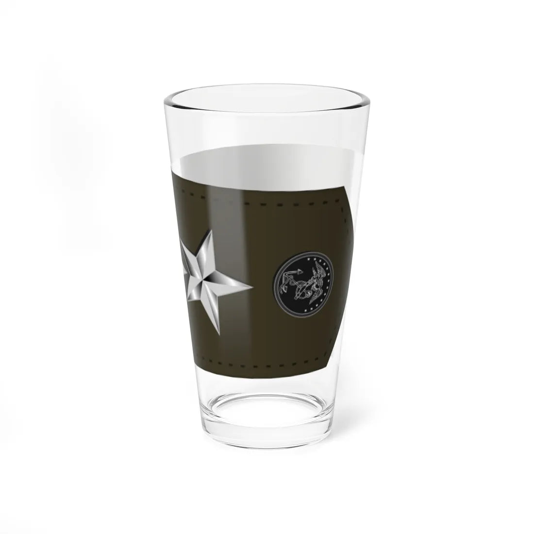 US Marine 10 shoulderboard (United States) (Military Rank) Pint Glass 16oz - Go Mug Yourself