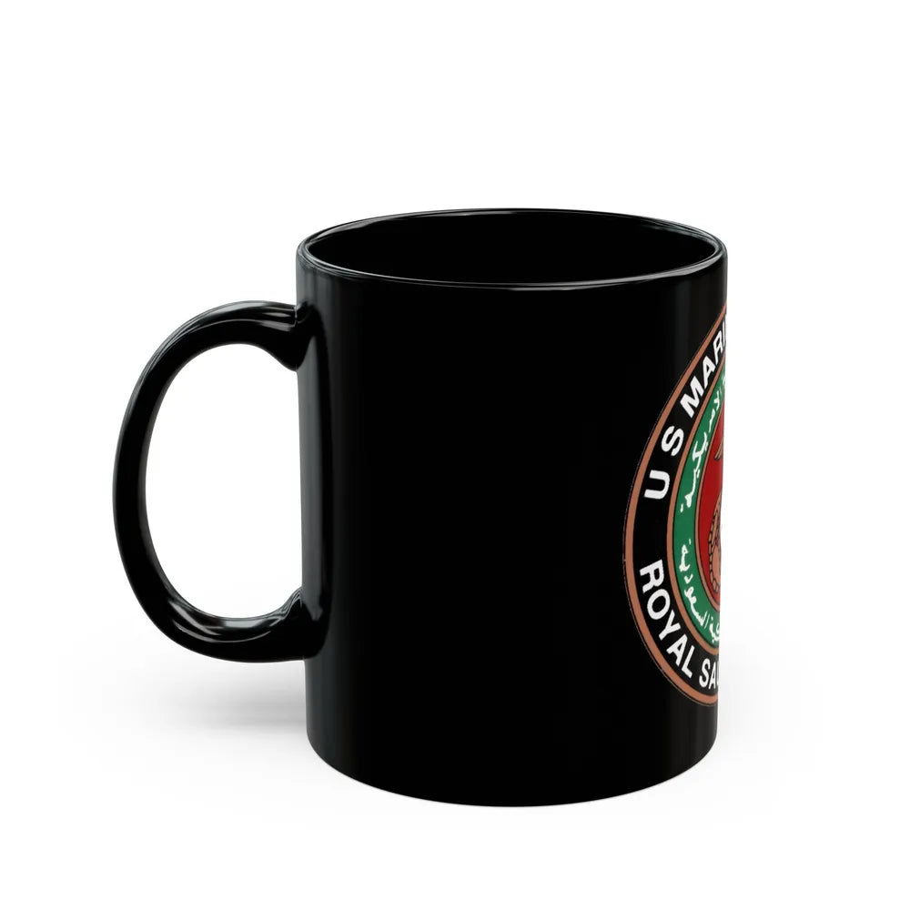 US Marine Ad Royal Saudi Marines (USMC) Black Coffee Mug-Go Mug Yourself