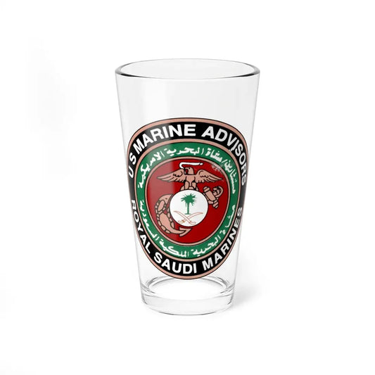 US Marine Ad Royal Saudi Marines (USMC) Pint Glass 16oz 16oz - Go Mug Yourself