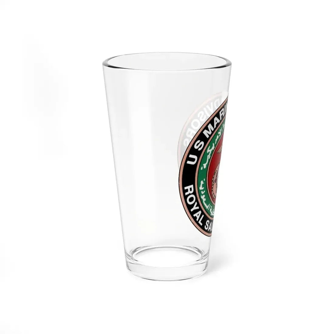 US Marine Ad Royal Saudi Marines (USMC) Pint Glass 16oz - Go Mug Yourself