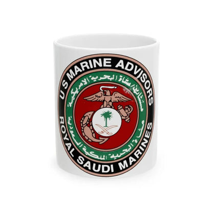 US Marine Ad Royal Saudi Marines (USMC) White Coffee Mug 11oz - Go Mug Yourself