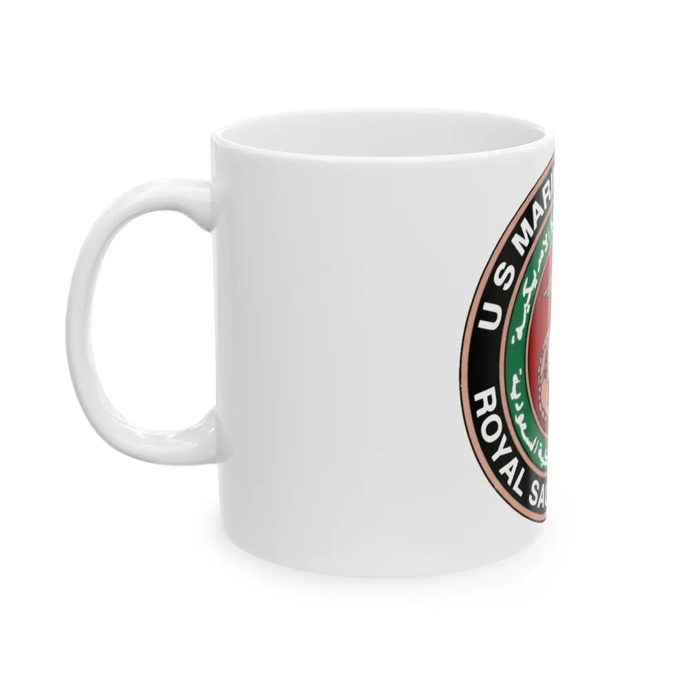 US Marine Ad Royal Saudi Marines (USMC) White Coffee Mug-Go Mug Yourself