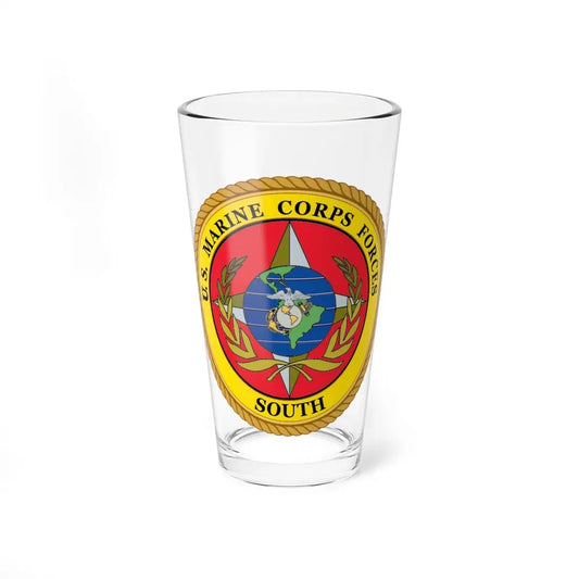 US Marine Corp Forces South (USMC) Pint Glass 16oz 16oz - Go Mug Yourself