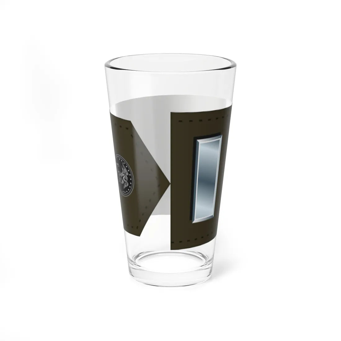 US Marine O2 shoulderboard (United States) (Military Rank) Pint Glass 16oz - Go Mug Yourself