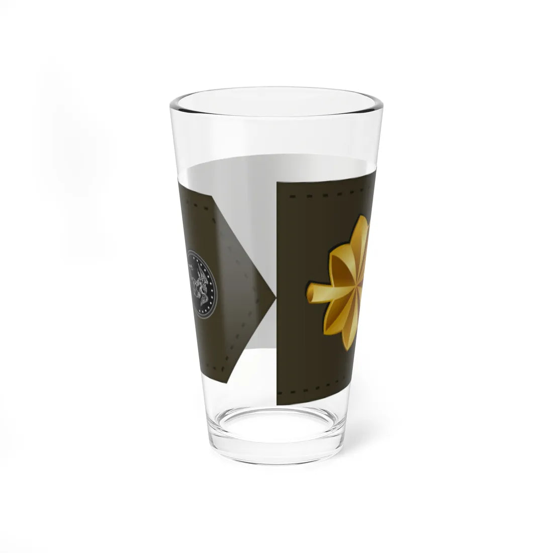 US Marine O4 shoulderboard (United States) (Military Rank) Pint Glass 16oz - Go Mug Yourself