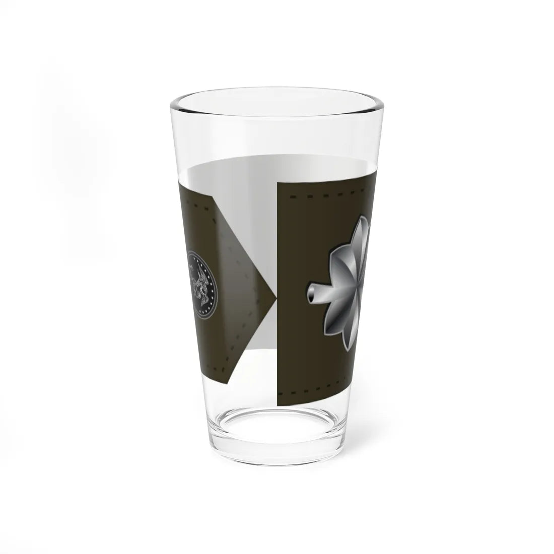 US Marine O5 shoulderboard (United States) (Military Rank) Pint Glass 16oz - Go Mug Yourself